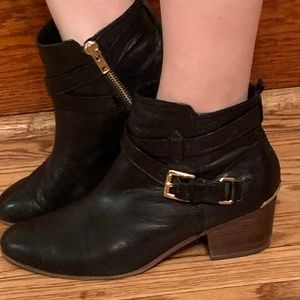 Coach leather boots